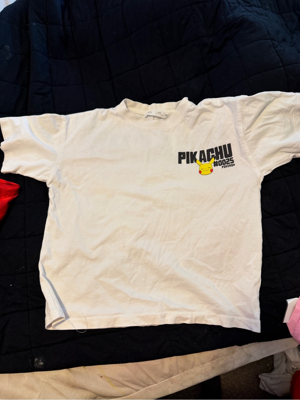 Zara Pikachu White Kids Graphic Tee